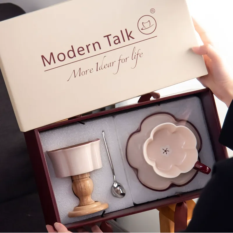 Elegant Ceramic Coffee Cup Set