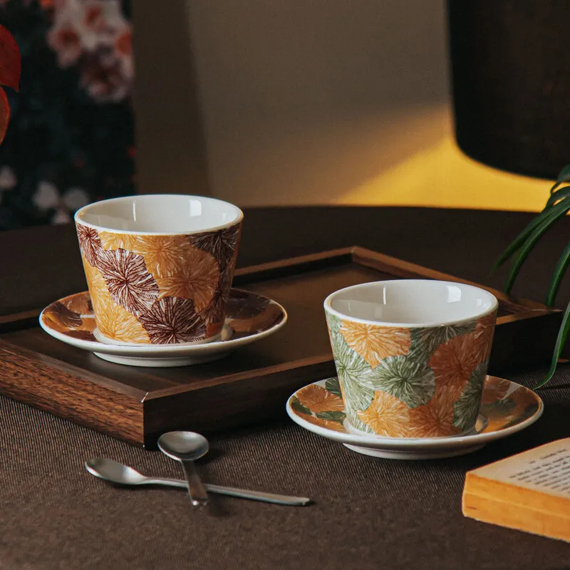 Ceramic Cup and Saucer Set