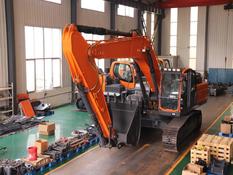 large crawler excavator