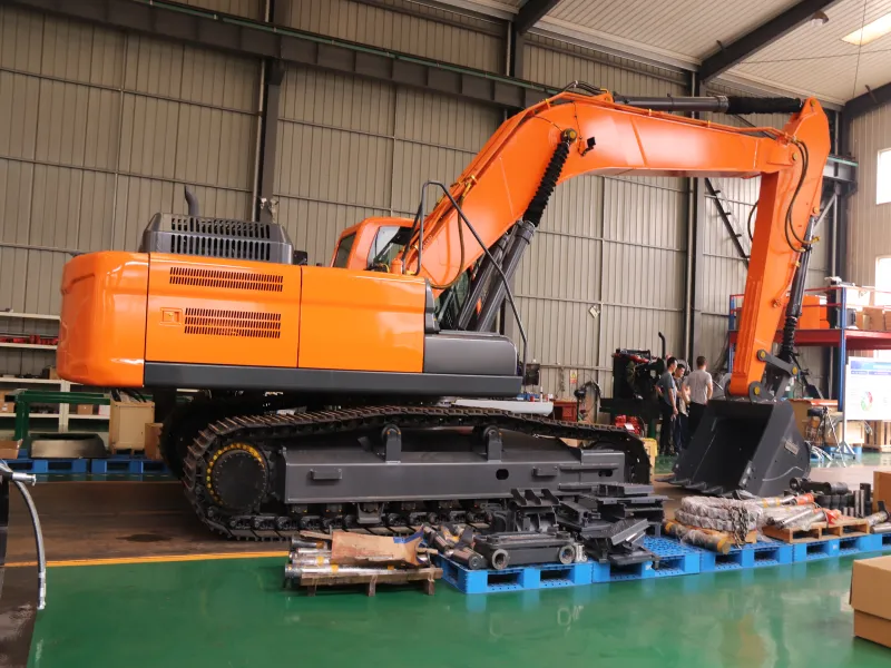 large crawler excavator