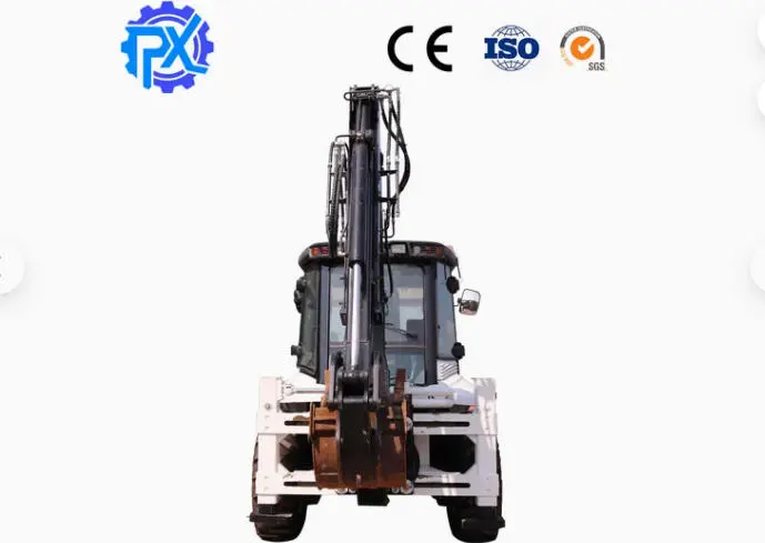 Editchina Factory Hydraulic 4 Wheel Road Loader Crawed Loader for Enginerring