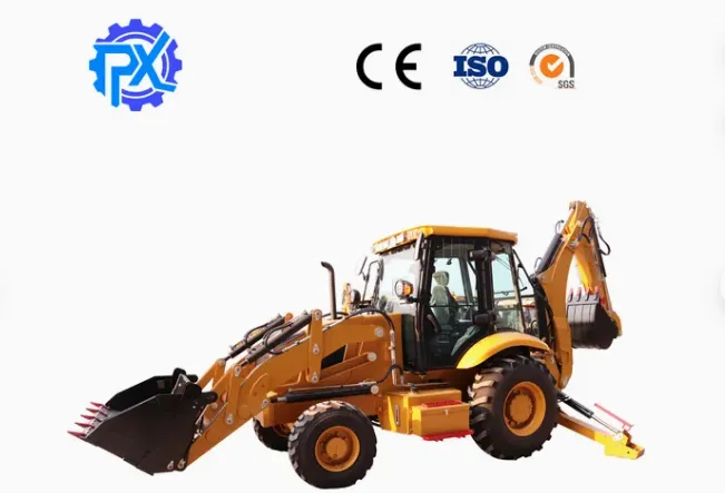 High-Performance Wheel Backhoe Loader for Road and Construction Projects