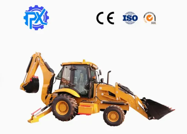 High Quality China Supplier Msingle Handle Mounted High-Performance Wheeled Backhoe Loader