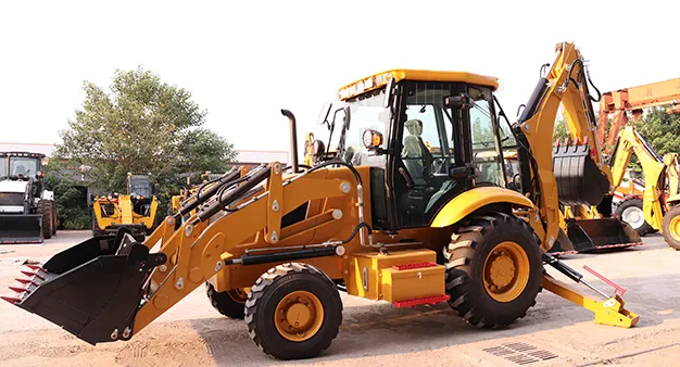 Durable Wheel Backhoe Loader for Urban and Rural Earthmoving
