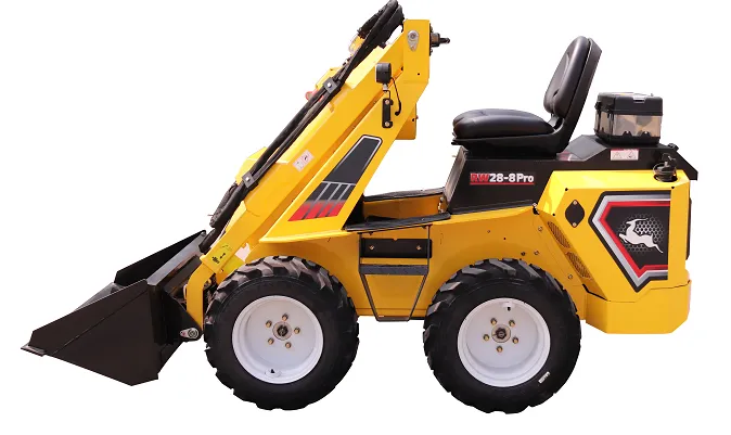 wheel loader for construction material