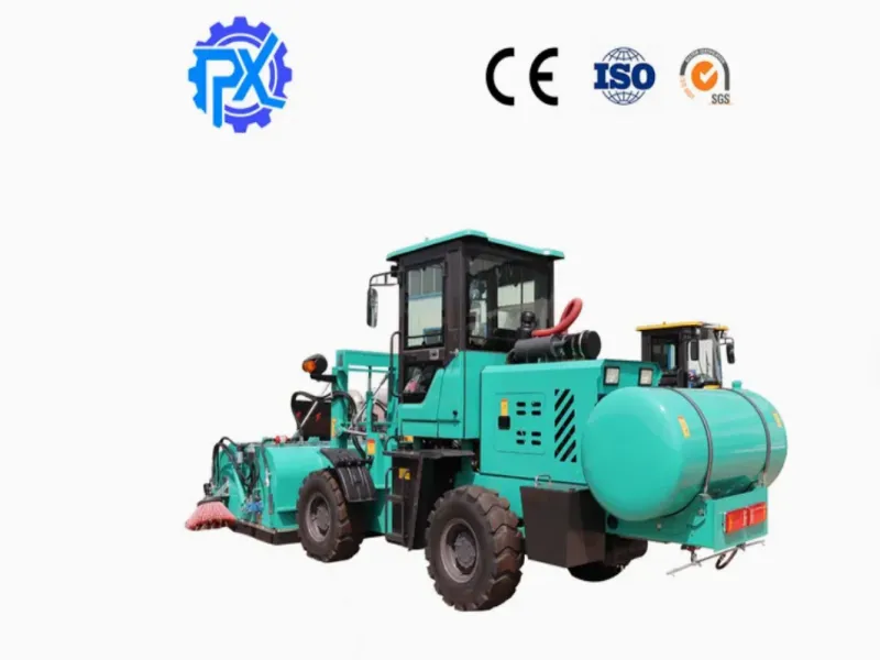 China Factory Hydraulic 4 Wheel Road Loader Sweeper