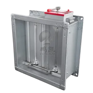 Automatic Thermal Fusible Link Fire Rated Ventilation Damper for HVAC Duct Systems