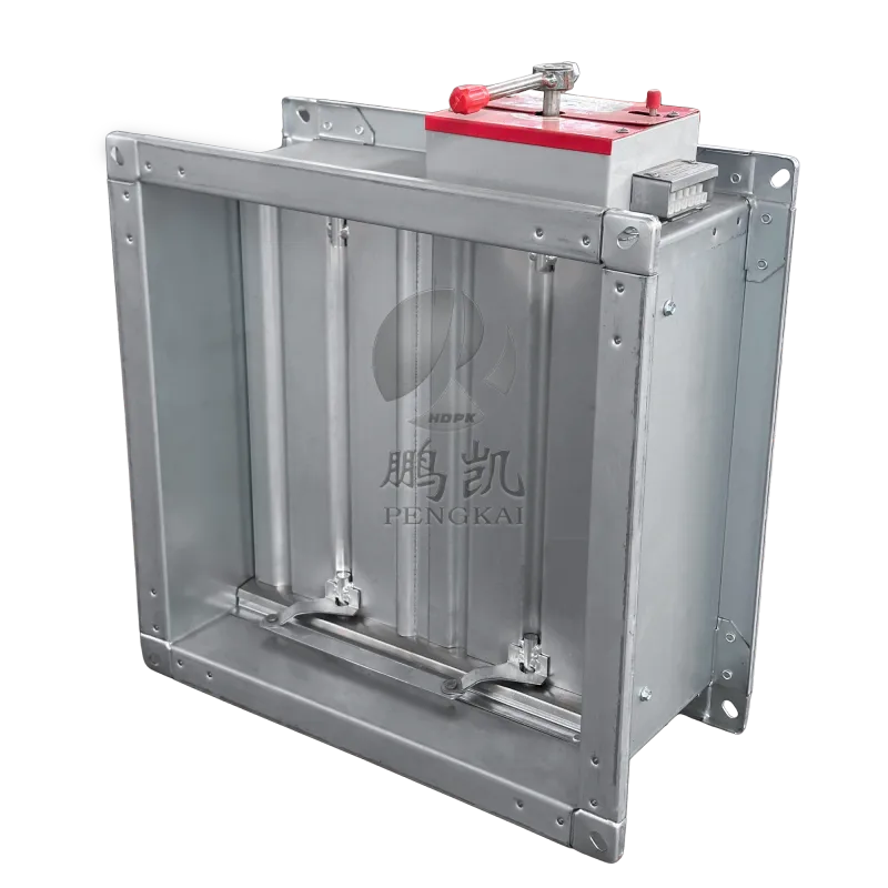 Automatic Thermal Fusible Link Fire Rated Ventilation Damper for HVAC Duct Systems