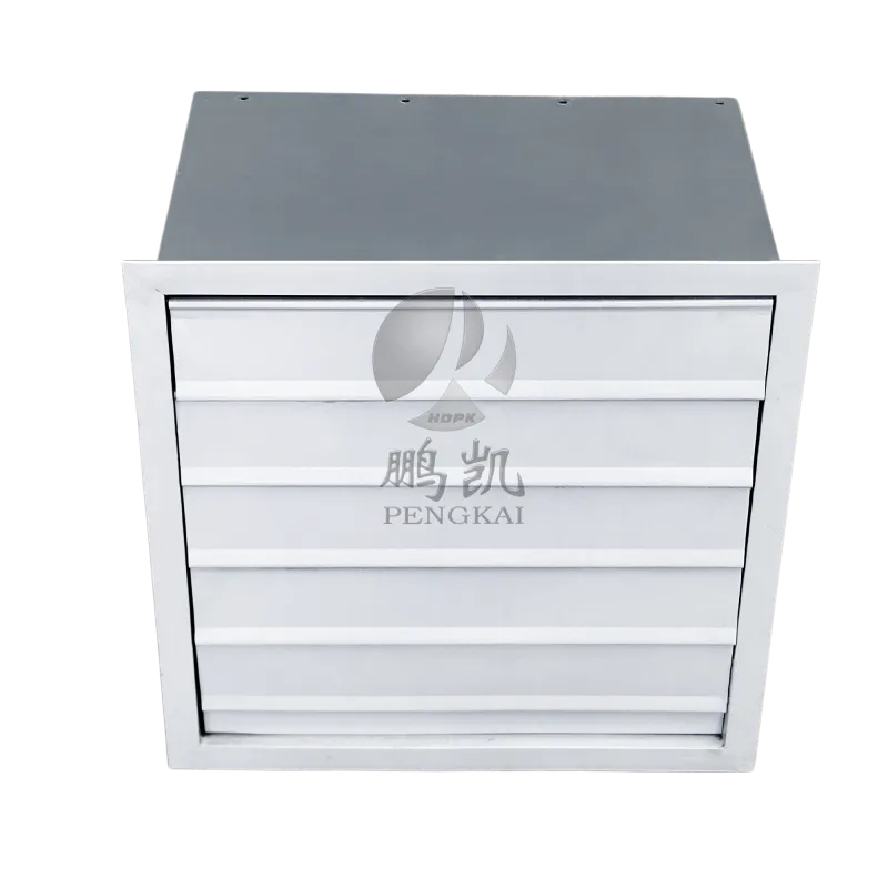 Low Noise Square Wall-Mounted Axial Ventilation Fan for Commercial Buildings