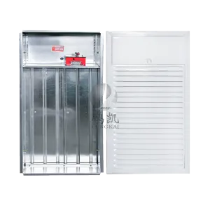 Normally Closed Pressurization Air Supply Vent for Fire Smoke Prevention Systems