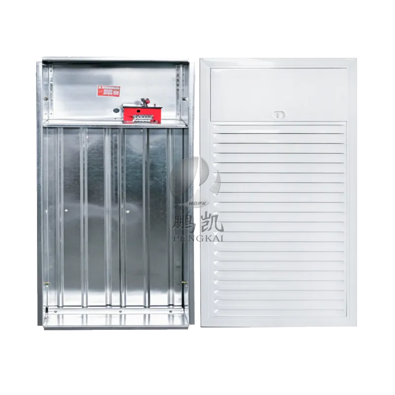 Normally Closed Pressurization Air Supply Vent for Fire Smoke Prevention Systems