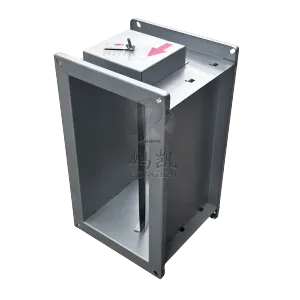 Rectangular Manual Volume Control Damper for HVAC Ventilation Systems