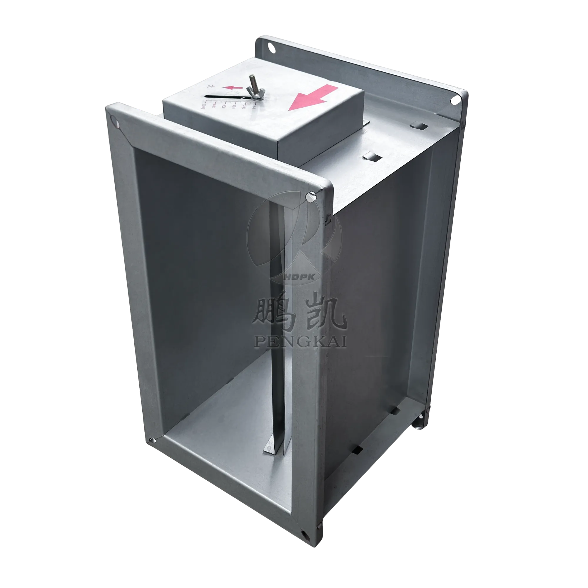 Rectangular Manual Volume Control Damper for HVAC Ventilation Systems