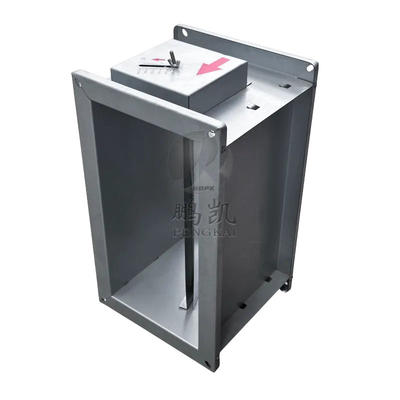 Rectangular Manual Volume Control Damper for HVAC Ventilation Systems