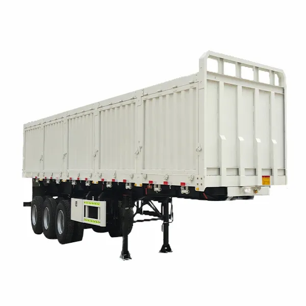 Side dump semi-trailer