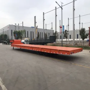 Ultra-Low Dock Flatbed Semi-Trailer