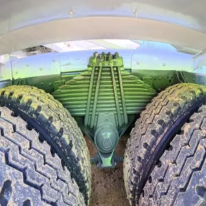 Rear Axle + Rear Leaf Spring Suspension Assembly