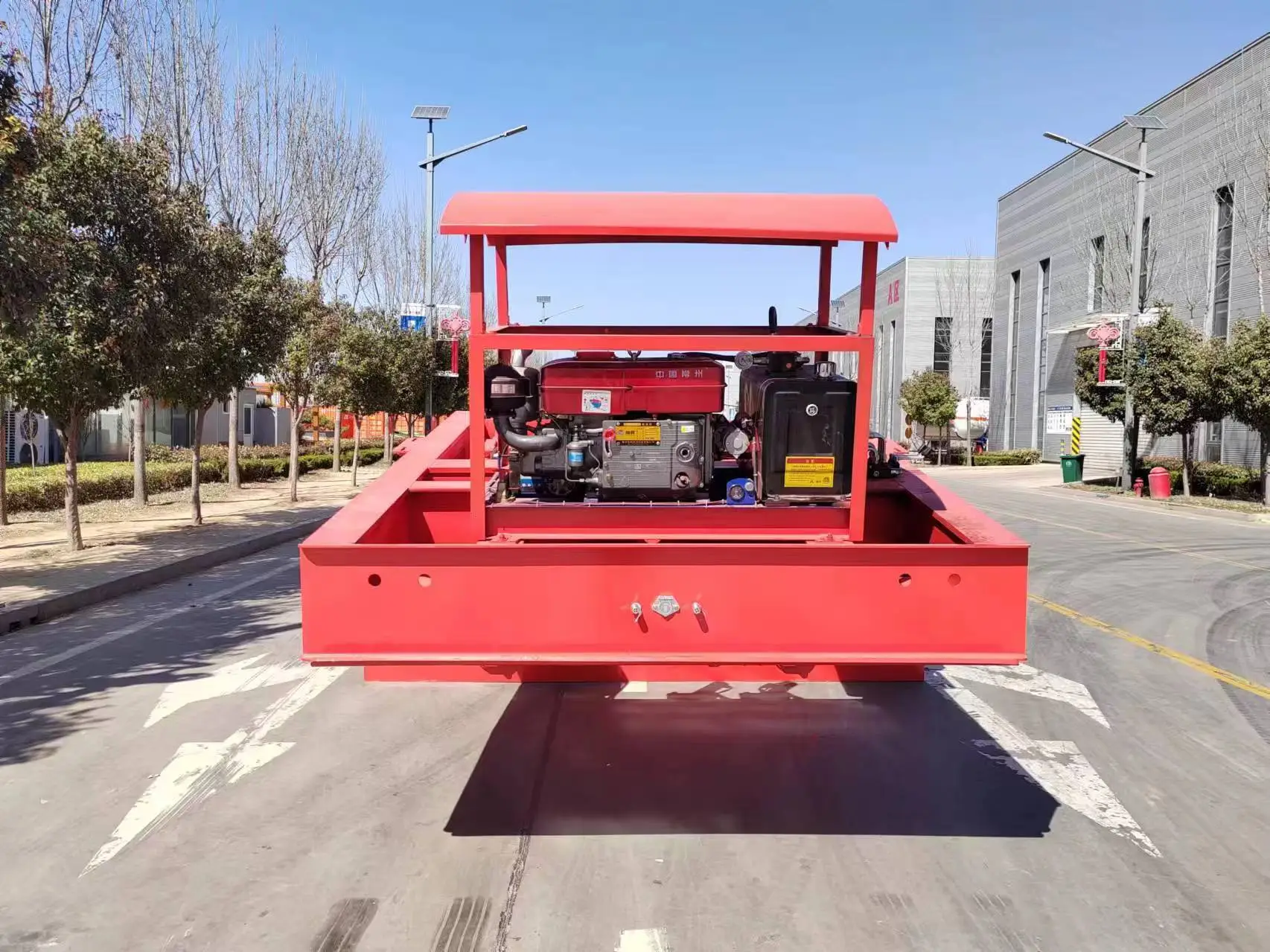 5-line 10-axle Hydraulic Gooseneck Lowbed Semi-Trailer