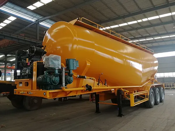 3-Axle Bulk Cement Tank Semi-Trailer