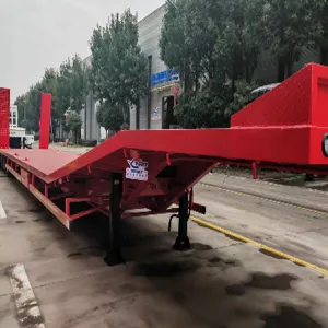 Three-Axle Low-Flatbed Trailer