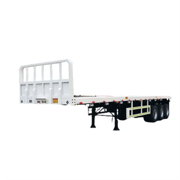 3-Axle Front High Bulkhead Distributor Flatbed Semi-Trailer