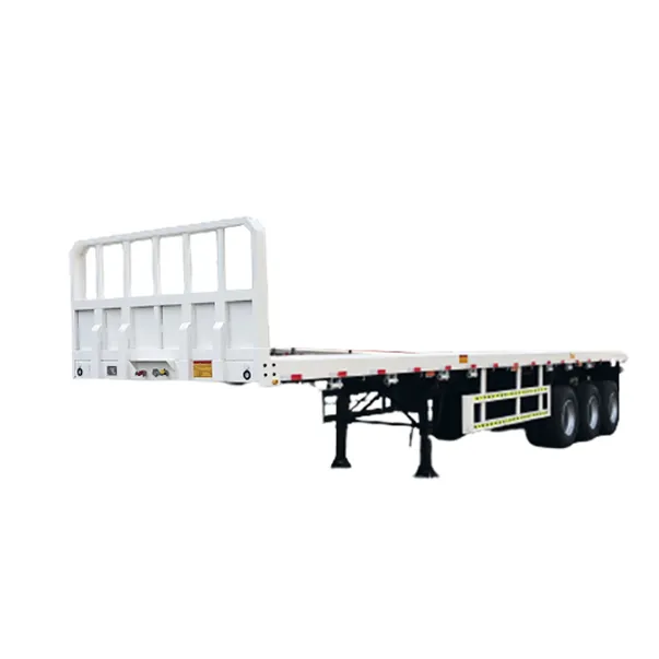 3-Axle Front High Bulkhead Distributor Flatbed Semi-Trailer