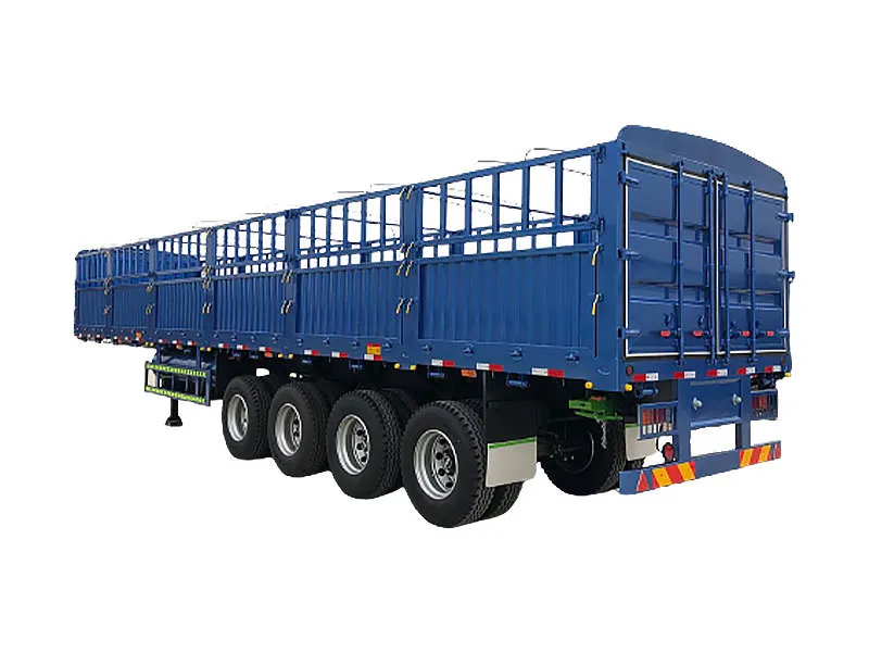 Four-axle warehouse semi-trailer