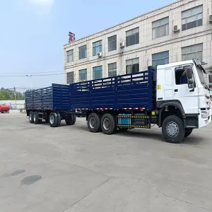 Full stake trailer combination