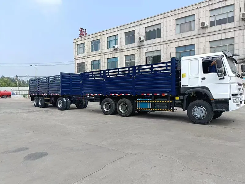 Full stake trailer combination