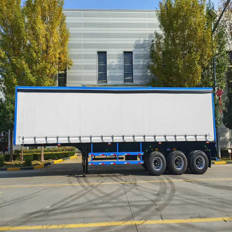 Curtain-side semi-trailer