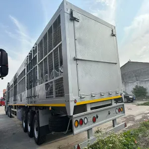 Tri-Axle Aluminum Livestock Semi-Trailer