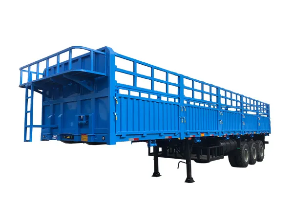 Three -axis distribution semi -trailer