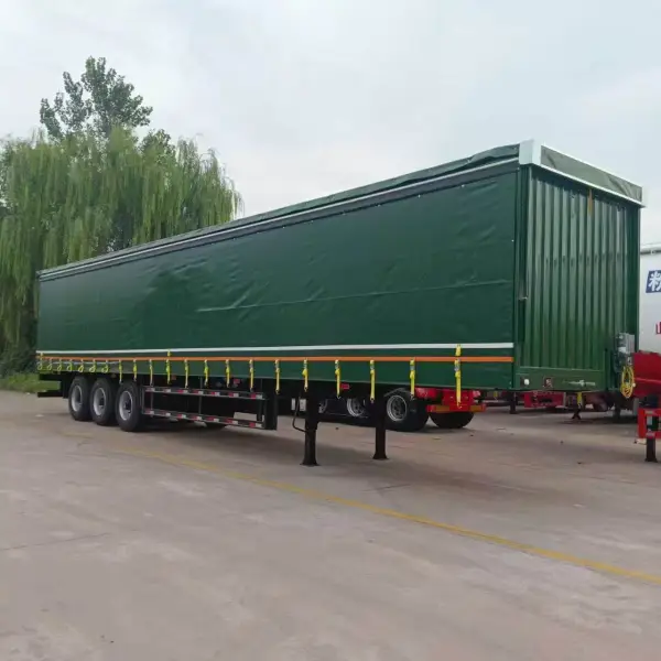 3 Axle Curtain Side Truck
