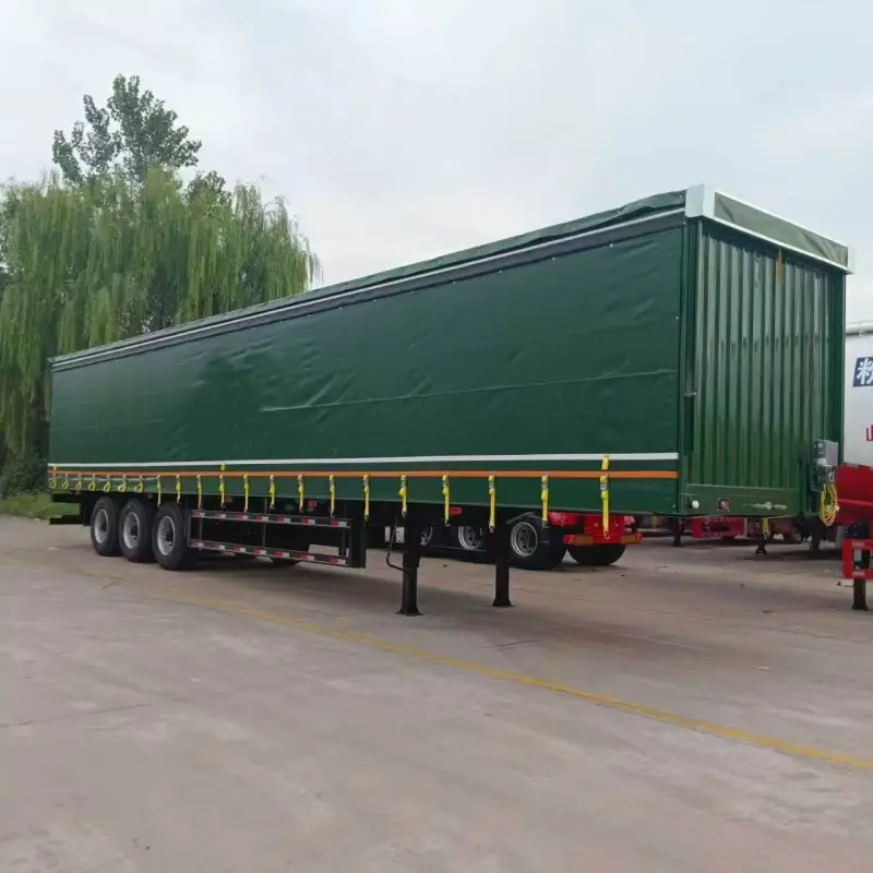 3 Axle Curtain Side Truck