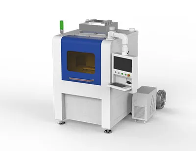 Laser glass cutting and cracking machine