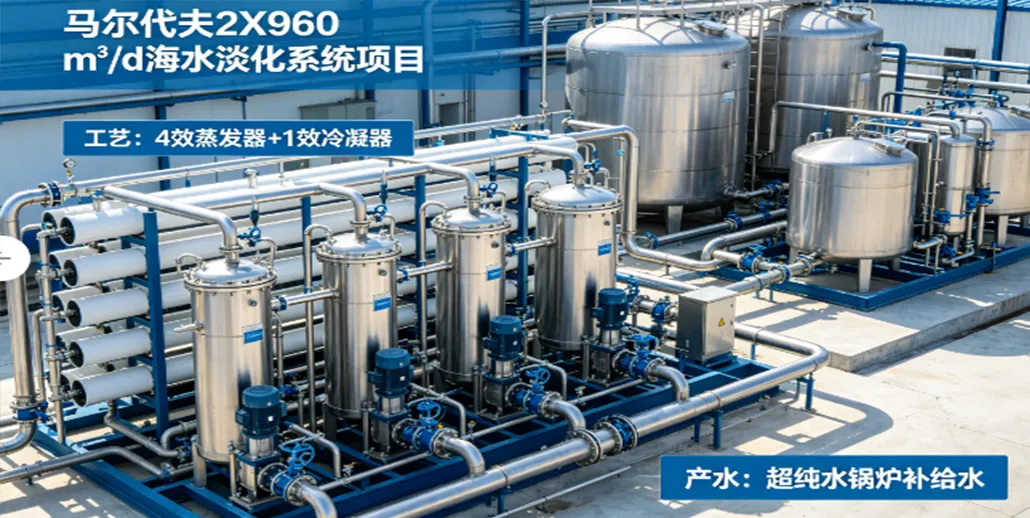 Maldives Seawater Desalination Project | 2 &times; 960 m&sup3;/day