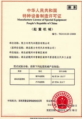 manufacturing license