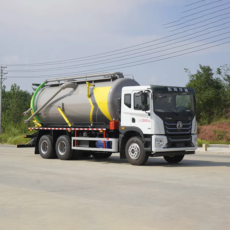 Dongfeng T5 Rear Double Axle 18m&sup3; Sewage Suction Truck