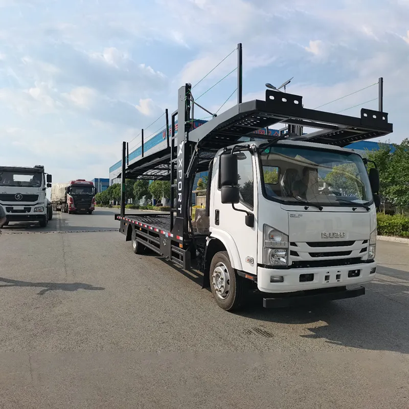 Isuzu four-seater car transporter