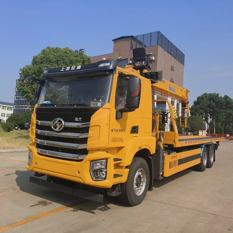 Double-bridge crane one-to-two tow truck