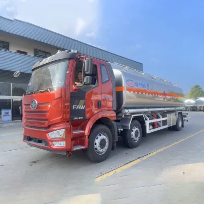 FAW J6L High-Roof 25 CBM petrol tanker truck