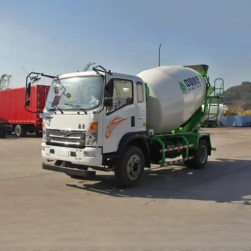 中国重汽4x2混凝土搅拌车