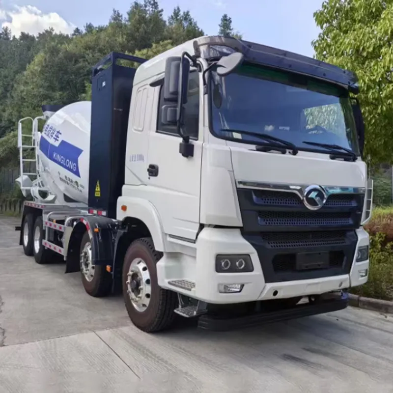Sanhuan 8&times;4 electric concrete mixer truck
