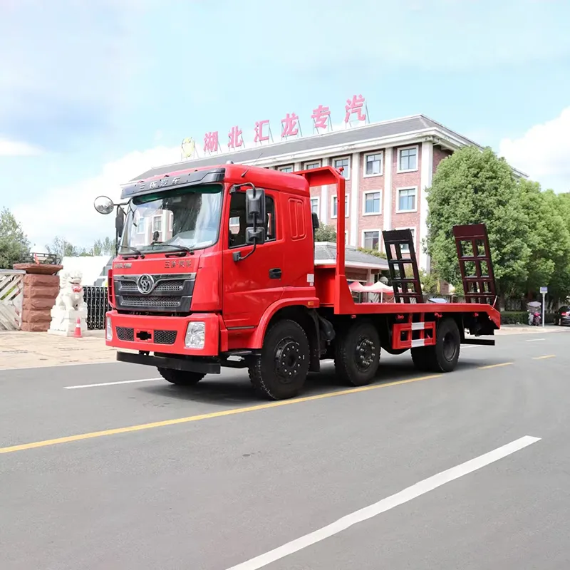 6X2 flatbed transporter truck