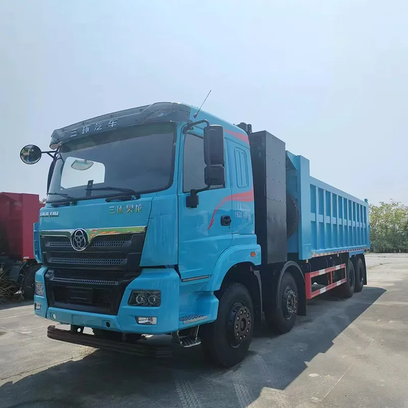 Electric 8X4 dump truck