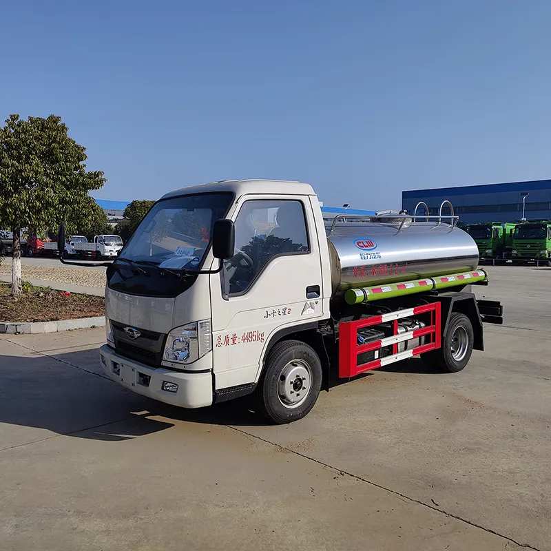 2-ton fresh milk transport truck