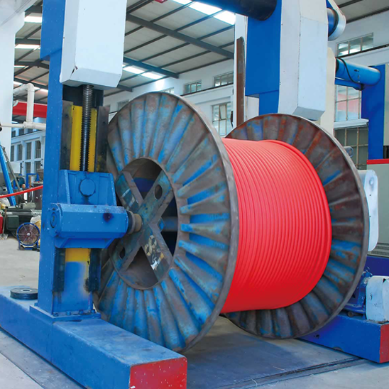 Cable extrusion zone