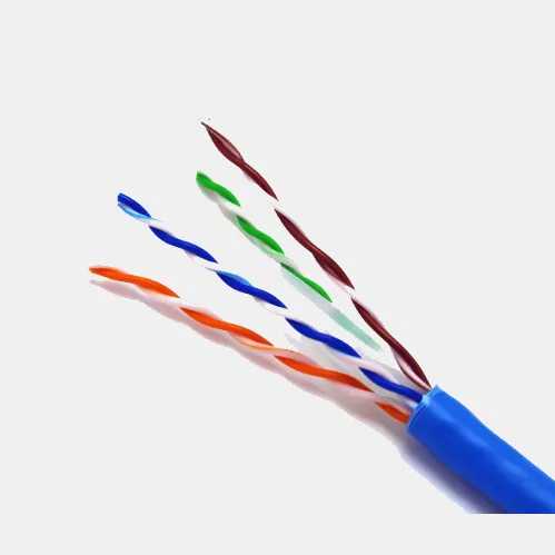 فئة كابل UTP 6 بيانات Solido Twist 6 23AWG 305 متر كبل شبكة CAT6 مع صناديق PVC النحاس