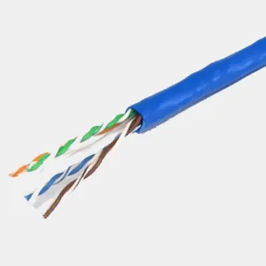 CAT6 CABLE 23AWG 305M Bulk UTP CAT6 NETWORT CABLE مع PULLBOX PVC JAUNDS UTP CAT6