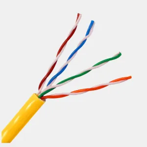 النحاس الصلب عالي السرعة UTP CAT5E كابل LAN 4 زوج ملتوية زوج النحاس كابل النحاس